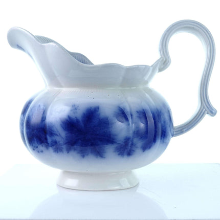 c1900 Vinranka Gefle Flow Blue Sweden Pitcher - Estate Fresh Austin