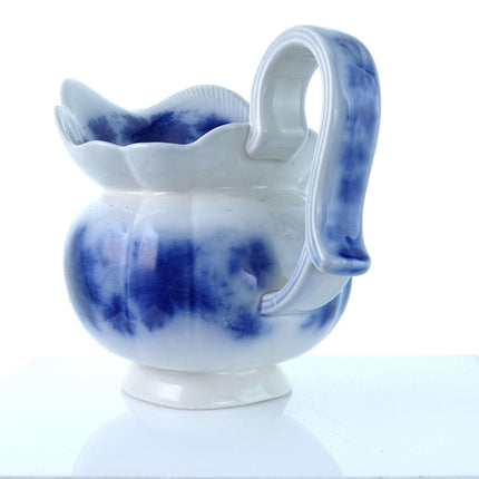 c1900 Vinranka Gefle Flow Blue Sweden Pitcher - Estate Fresh Austin