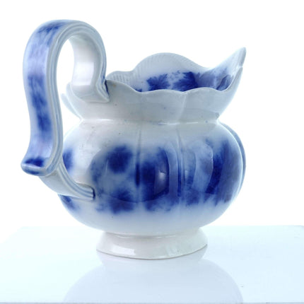 c1900 Vinranka Gefle Flow Blue Sweden Pitcher - Estate Fresh Austin