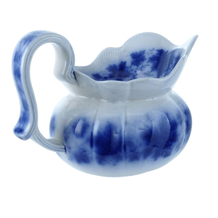 c1900 Vinranka Gefle Flow Blue Sweden Pitcher - Estate Fresh Austin