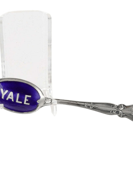 c1900 Yale University Gorham Sterling Silver Enamel Spoon - Estate Fresh Austin