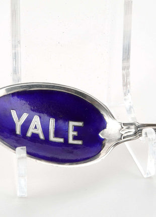 c1900 Yale University Gorham Sterling Silver Enamel Spoon - Estate Fresh Austin