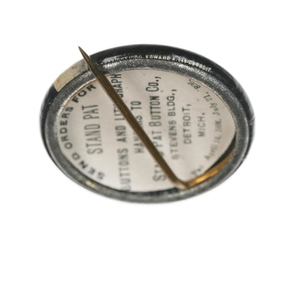 c1904 Theodore Roosevelt Stand Pat Picture Pin Political Jugate - Estate Fresh Austin