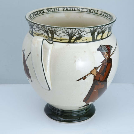 c1905 Royal Doulton Gallant Fishers Isaac Walton Ware Loving Cup Noke - Estate Fresh Austin