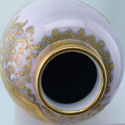 c1910 33cm Hand Painted Royal Vienna Style Art Nouveau Period and style portrait - Estate Fresh Austin