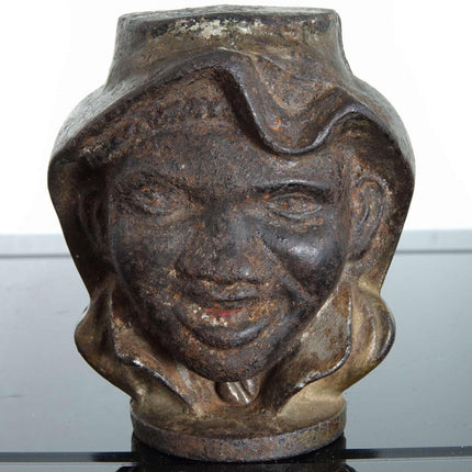 c1910 Ac Williams Two Faces Cast Iron STill bank - Estate Fresh Austin