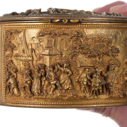 c1910 Albert Rosenhain Berlin Bronze Dore Box - Estate Fresh Austin