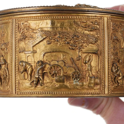 c1910 Albert Rosenhain Berlin Bronze Dore Box - Estate Fresh Austin