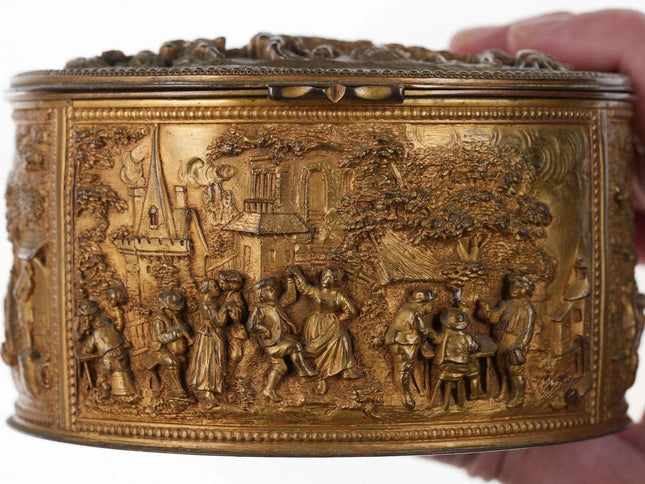 c1910 Albert Rosenhain Berlin Bronze Dore Box - Estate Fresh Austin