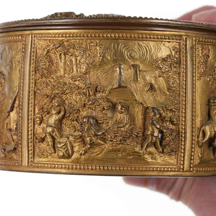 c1910 Albert Rosenhain Berlin Bronze Dore Box - Estate Fresh Austin