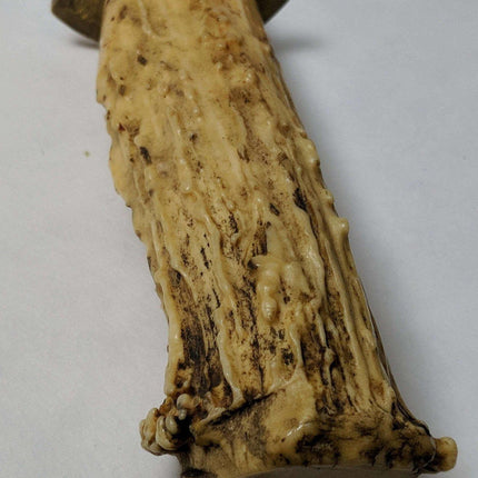 c1910 Alfred Williams Sheffield Knife Stag Handle Original Sheath - Estate Fresh Austin