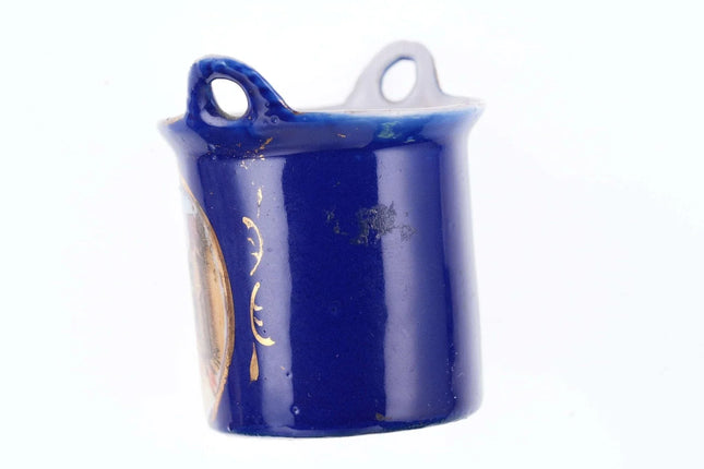 c1910 Charlotte Street St Augustine Florida Cobalt German Souvenir Toothpick hol - Estate Fresh Austin