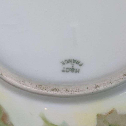 c1910 Haviland Limoges Large Centerpiece Bowl Roses - Estate Fresh Austin