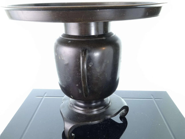 c1910 Japanese Brass/Bronze Ikebana Planter/Vase - Estate Fresh Austin