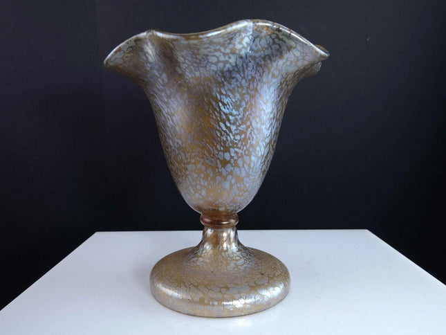 c1910 Loetz Candia Papillon Footed vase - Estate Fresh Austin