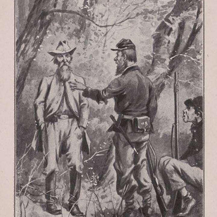 c1910 Original Illustration from "With Grant At Vicksburg" By Listed Artist J Wa - Estate Fresh Austin