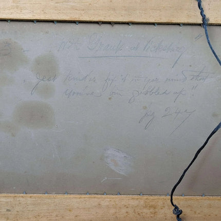 c1910 Original Illustration from "With Grant At Vicksburg" By Listed Artist J Wa - Estate Fresh Austin