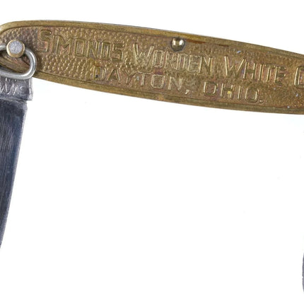 c1910 Simonds Worden White Pocket Knife Dayton Ohio Machine Knives Bars and Plat - Estate Fresh Austin