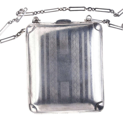 c1920 Art Deco sterling change purse - Estate Fresh Austin