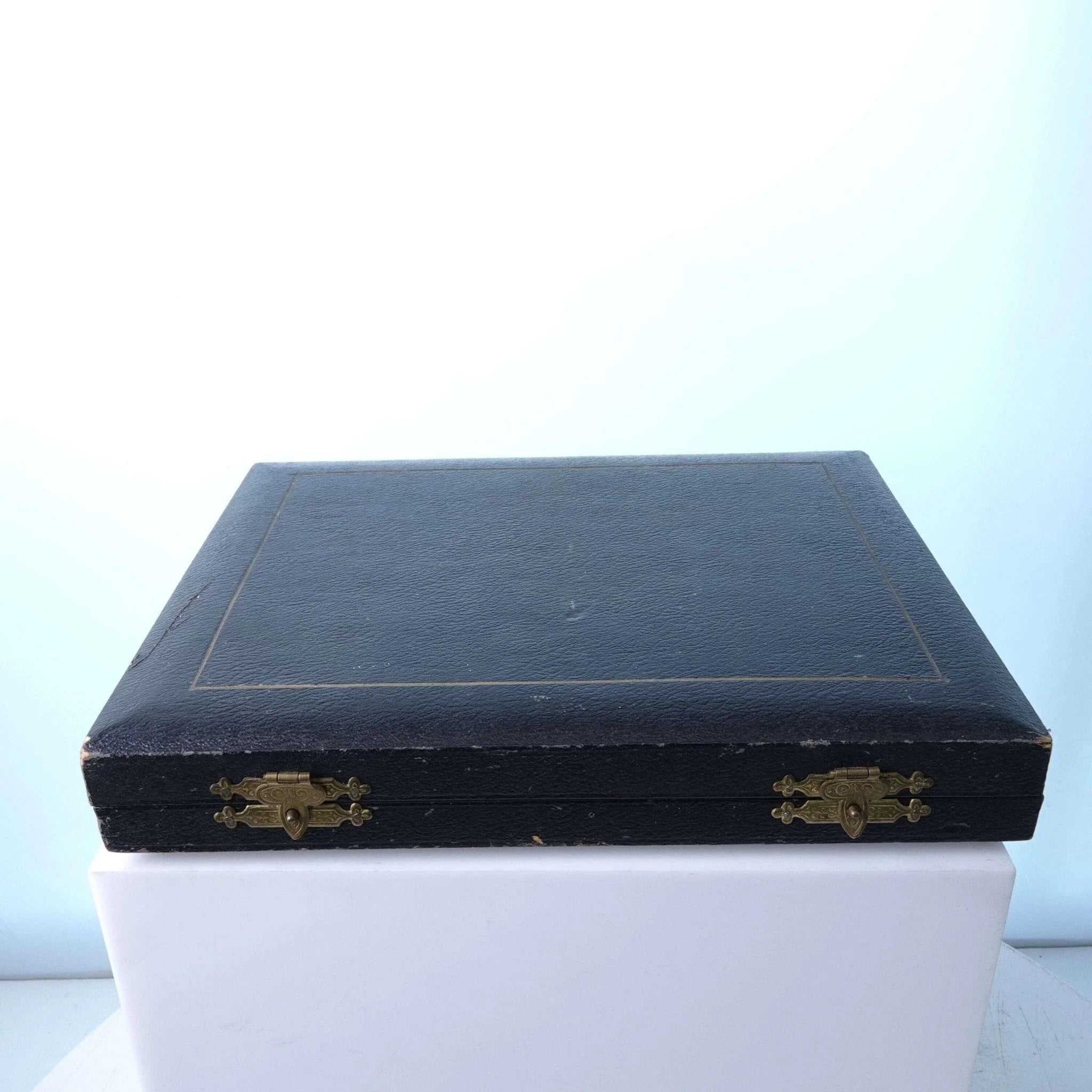 c1920 British Boxed Fish set with Celluloid handles Estate Fresh Austin c1920 British Boxed Fish set with Celluloid handles Estate Fresh Austin