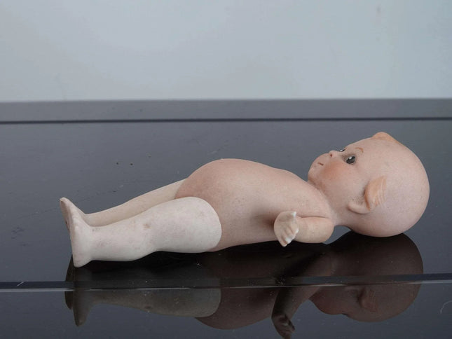c1920 German Jointed Bisque Googly eye doll - Estate Fresh Austin