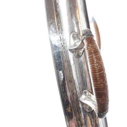 c1920 Gorham Sterling/Marquetry Art Deco Inlaid Tea tray - Estate Fresh Austin