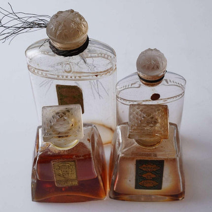 c1920 Renee Lalique Coty Perfume Bottle collection - Estate Fresh Austin