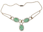 c1920's 14k/Jade Art Deco Period Necklace - Estate Fresh Austin