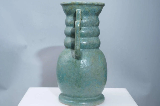 c1926 Roseville Carnelian II Art deco vase - Estate Fresh Austin