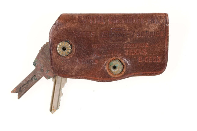 c1940 Capitol Chevrolet Austin Texas Keychain - Estate Fresh Austin