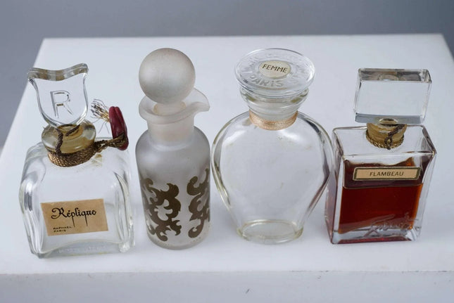 c1940 French Baccarat Perfume Bottle Collection - Estate Fresh Austin