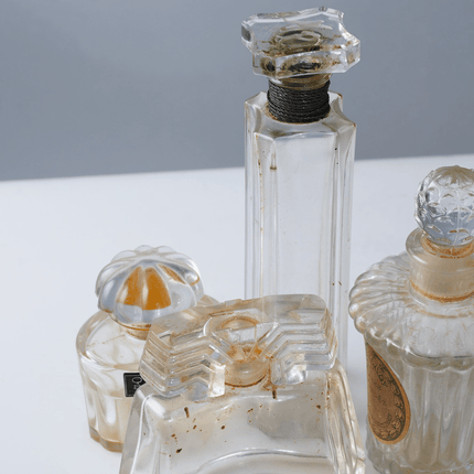 c1940 French Baccarat Perfume Bottle Collection - Estate Fresh Austin