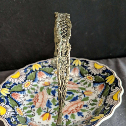 c1940 Makkum Tichelaar Delft Bowls one with Silver Handle - Estate Fresh Austin