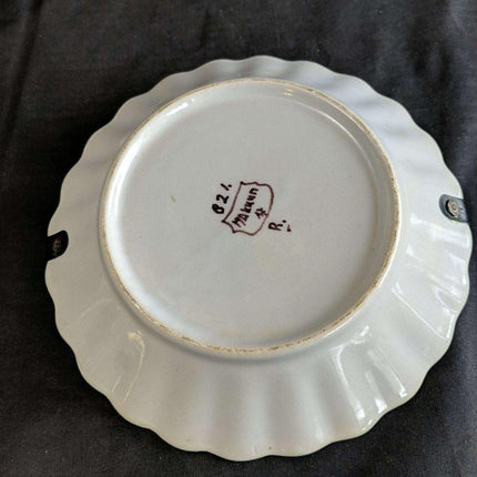 c1940 Makkum Tichelaar Delft Bowls one with Silver Handle - Estate Fresh Austin