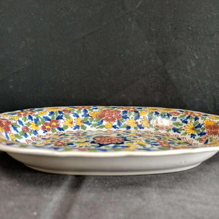 c1940 Makkum Tichelaar Delft Bowls one with Silver Handle - Estate Fresh Austin