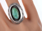 c1940's-50's Native American sterling/turquoise ring k - Estate Fresh Austin
