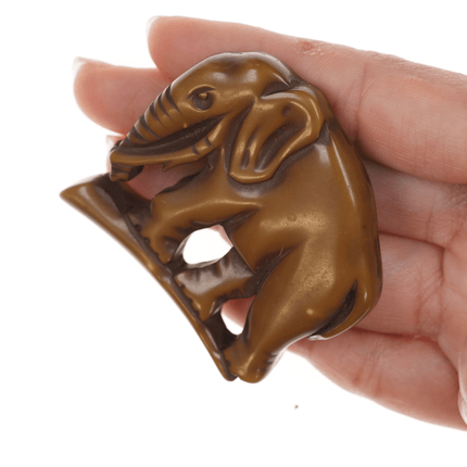 c1940's Bakelite Elephant brooch pin - Estate Fresh Austin