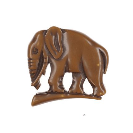 c1940's Bakelite Elephant brooch pin - Estate Fresh Austin