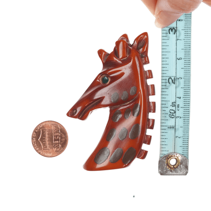 c1940's Bakelite Giraffe brooch pin - Estate Fresh Austin