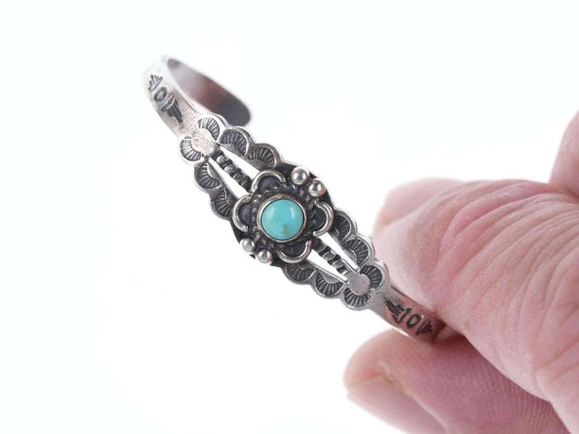 4.75" c1940's Bell Trading Post Fred Harvey Era child's bracelet - Estate Fresh Austin
