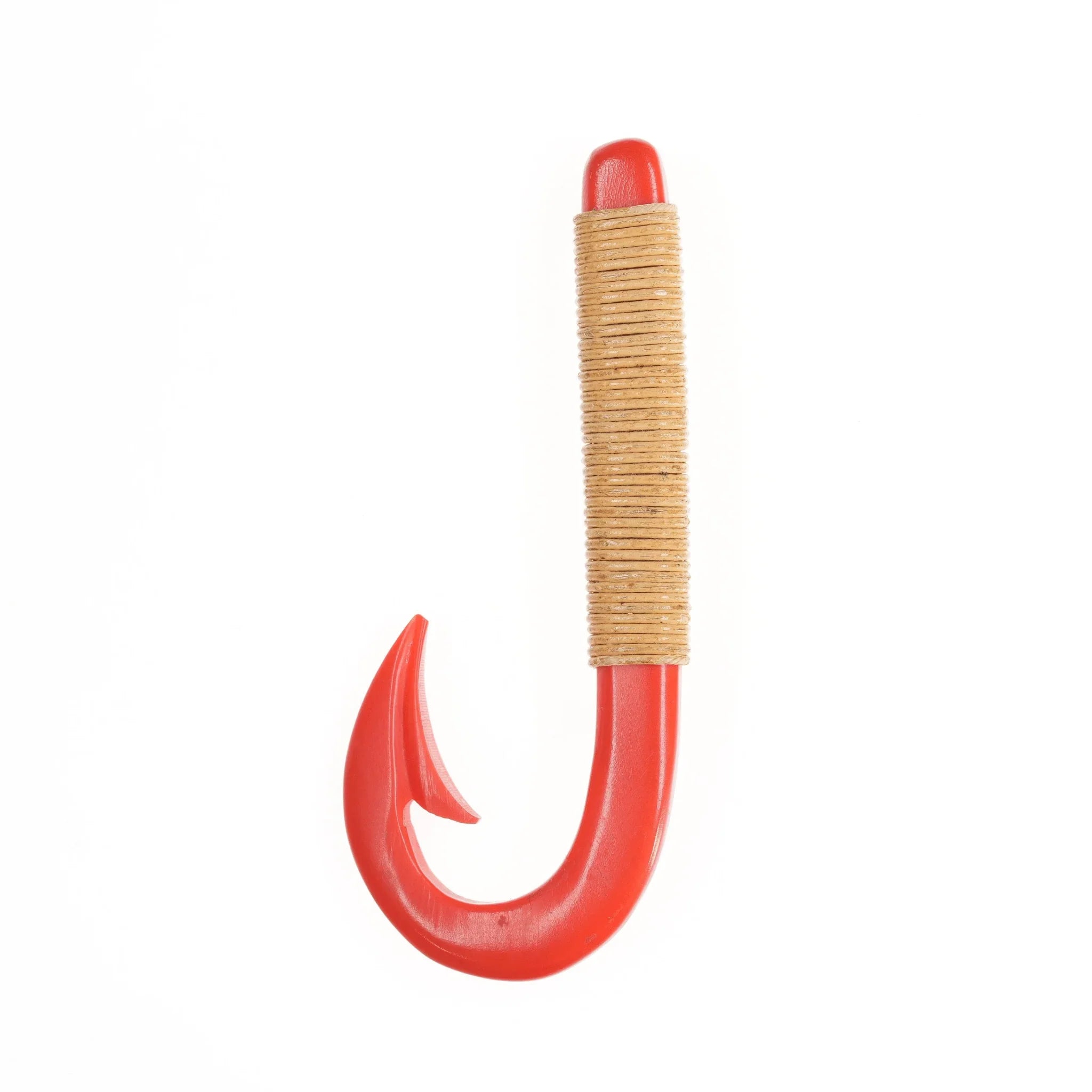 c1940's Early plastic Fish hook brooch pin
