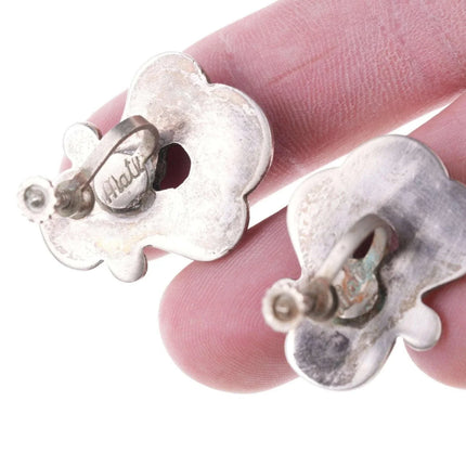 c1940's Matilde Poulat screw back earrings - Estate Fresh Austin