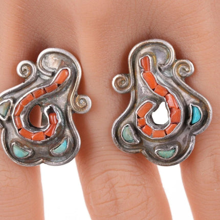 c1940's Matilde Poulat screw back earrings - Estate Fresh Austin