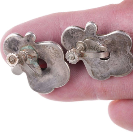 c1940's Matilde Poulat screw back earrings - Estate Fresh Austin