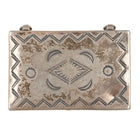 c1940's Navajo stamped silver trinket box - Estate Fresh Austin