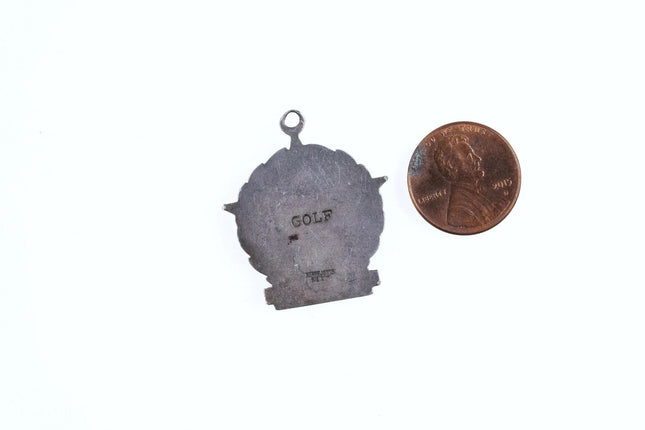 c1940's Texas University Interscholastic League Golf State meet sterling medal - Estate Fresh Austin