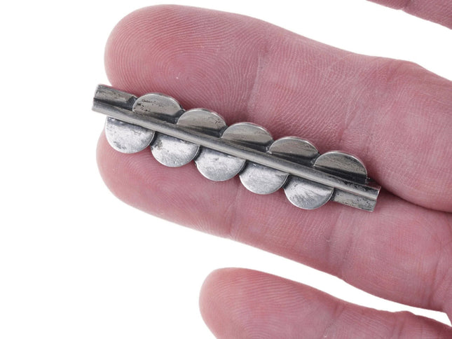 c1940's Theodore Fahrner Art deco 935 silver pin - Estate Fresh Austin