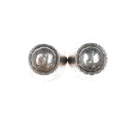 c1940's Vintage Navajo Sterling salt and pepper shakers - Estate Fresh Austin