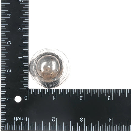 c1940's Vintage Navajo Sterling salt and pepper shakers - Estate Fresh Austin