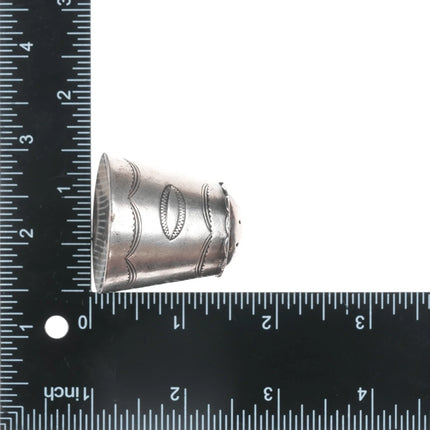 c1940's Vintage Navajo Sterling salt and pepper shakers - Estate Fresh Austin